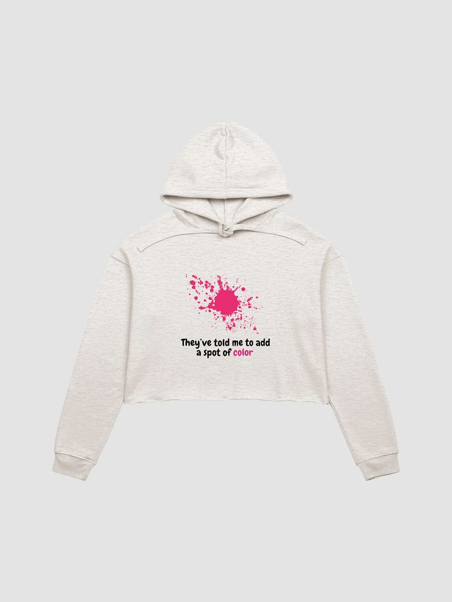 Spot of Color Crop Hoodie product image (4)