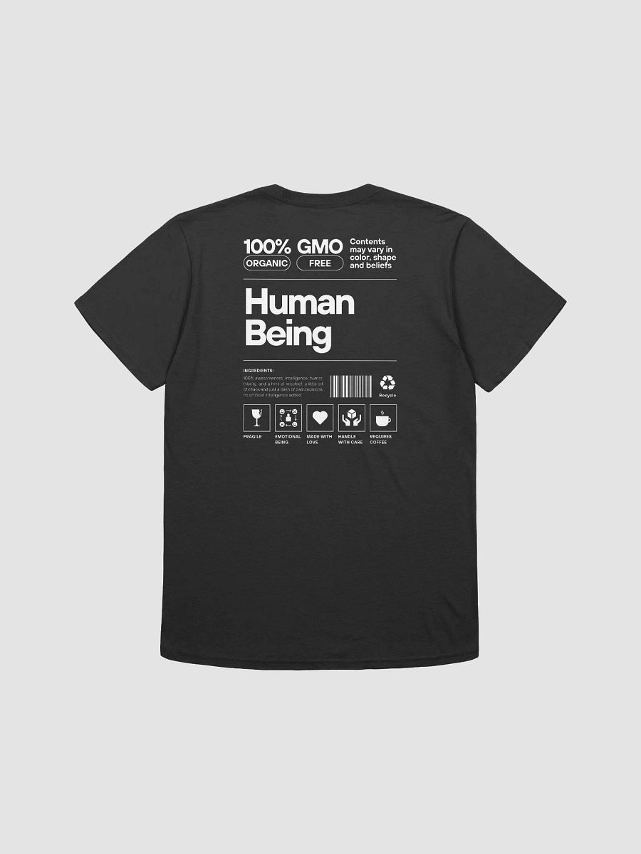 Human Being Tee – 100% Awesomeness & Mischief | Fun Graphic T-Shirt for the Perfectly Imperfect product image (2)