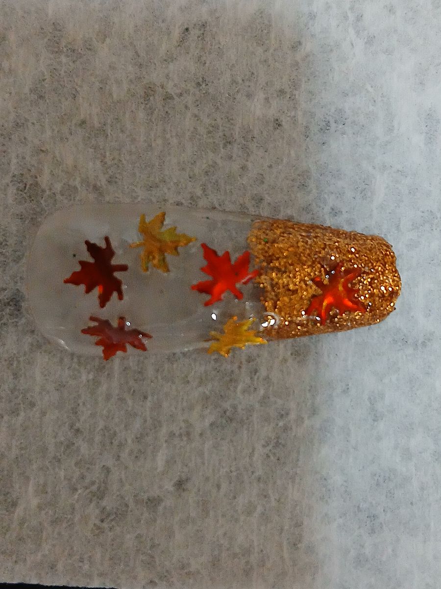 Fall Leaf Nail Design product image (2)
