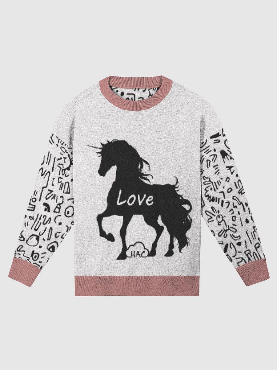 Love knitted Crewneck Sweater Relaxed Fit product image (1)