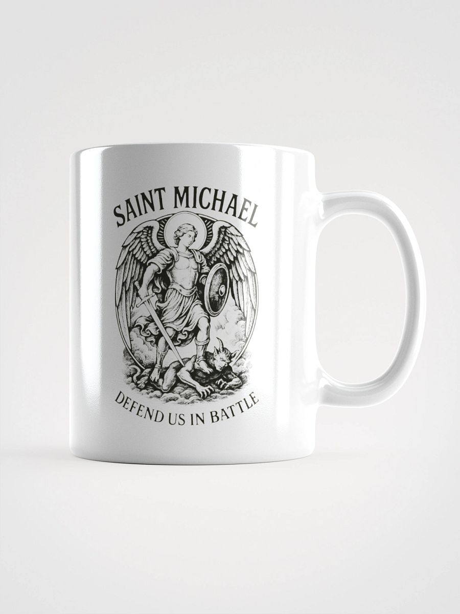 St Michael Defend Us In Battle Mug product image (3)