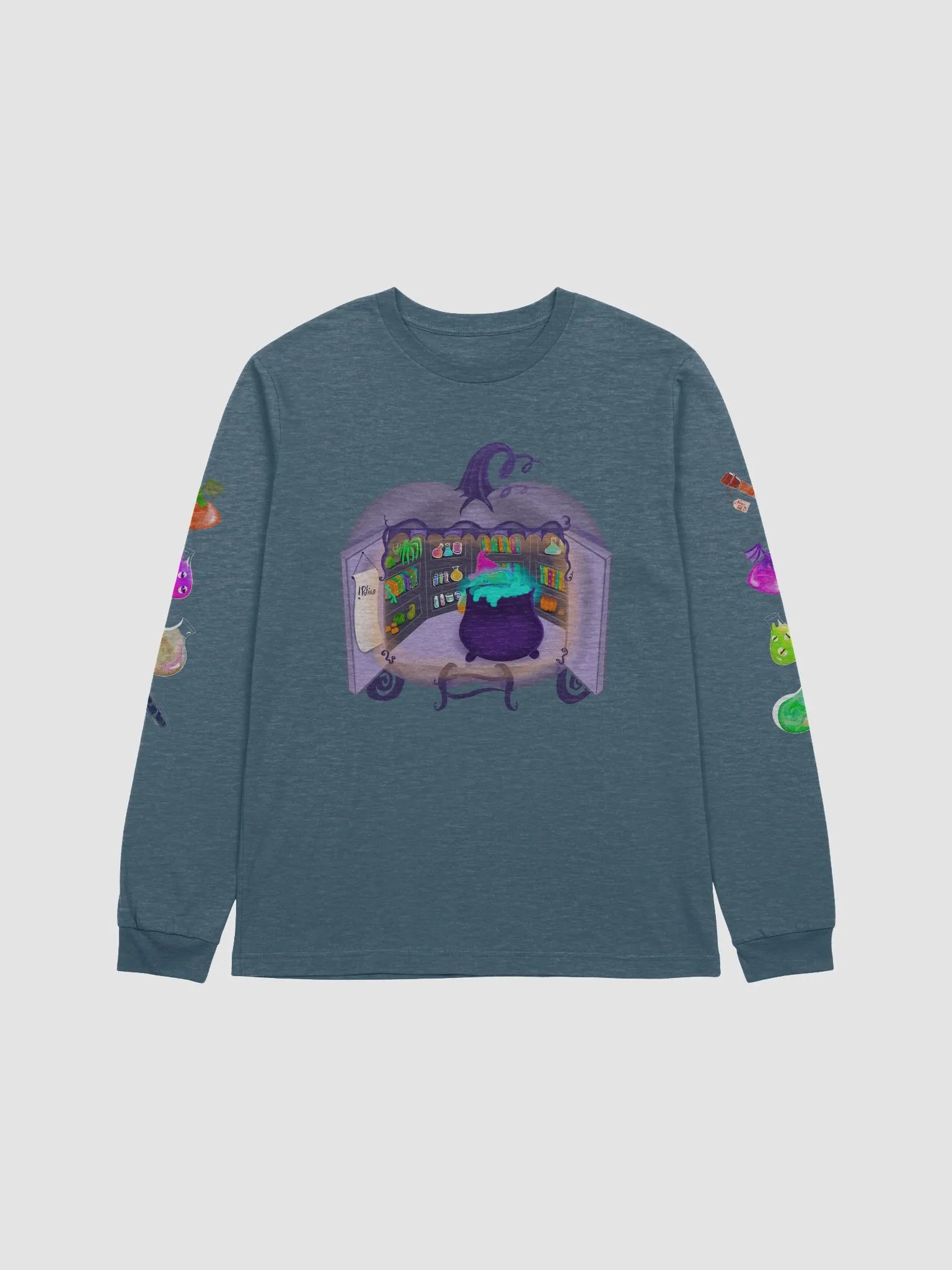Potion Shop with Potion Sleeves- long sleeve tee product image (5)