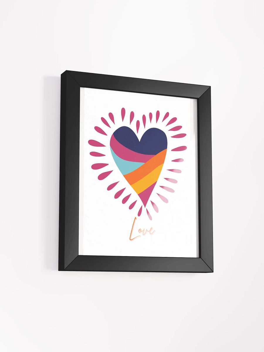 Vibrant Love Framed Poster product image (49)