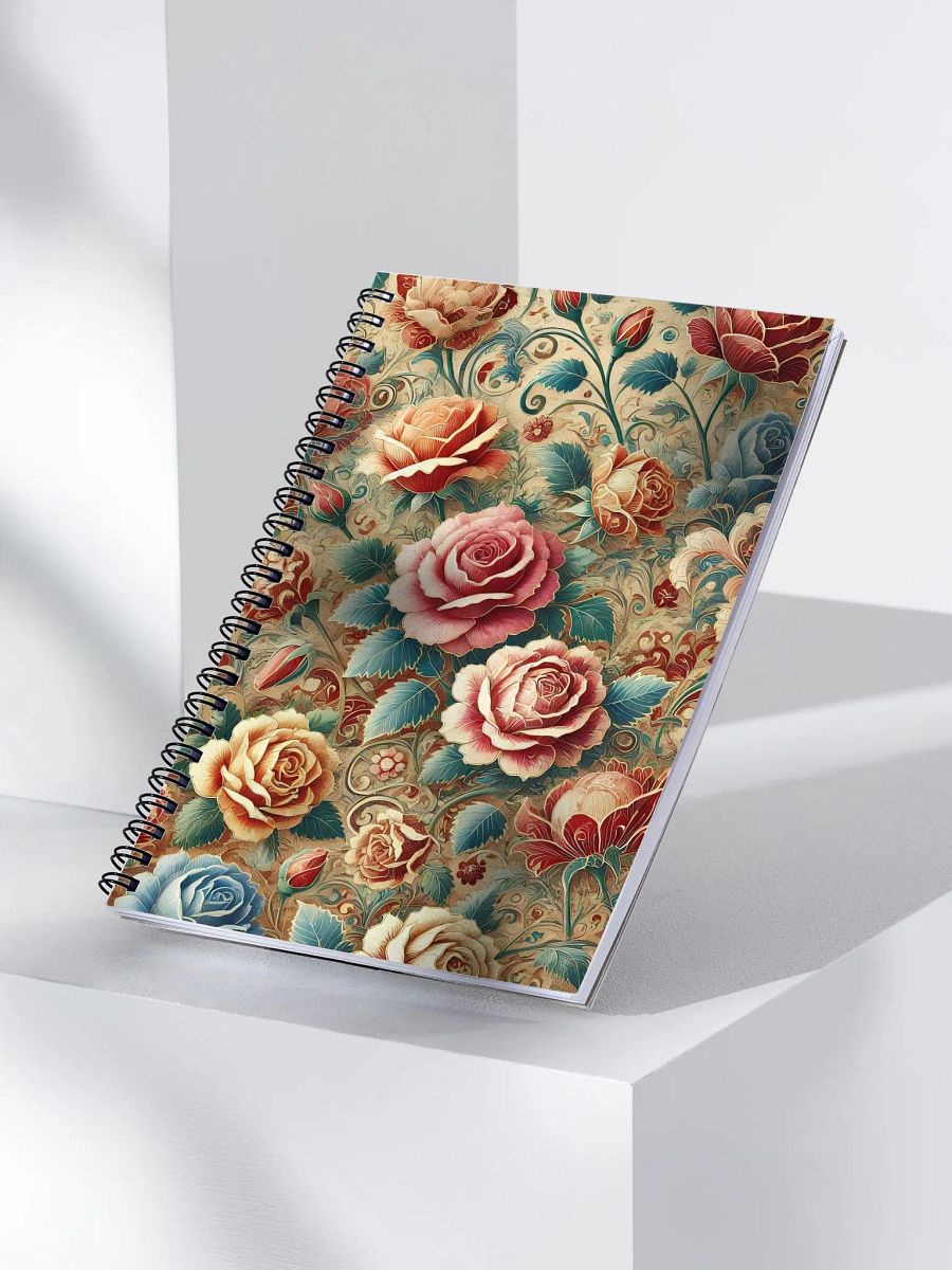 Royal Floral Spiral Notebook product image (3)