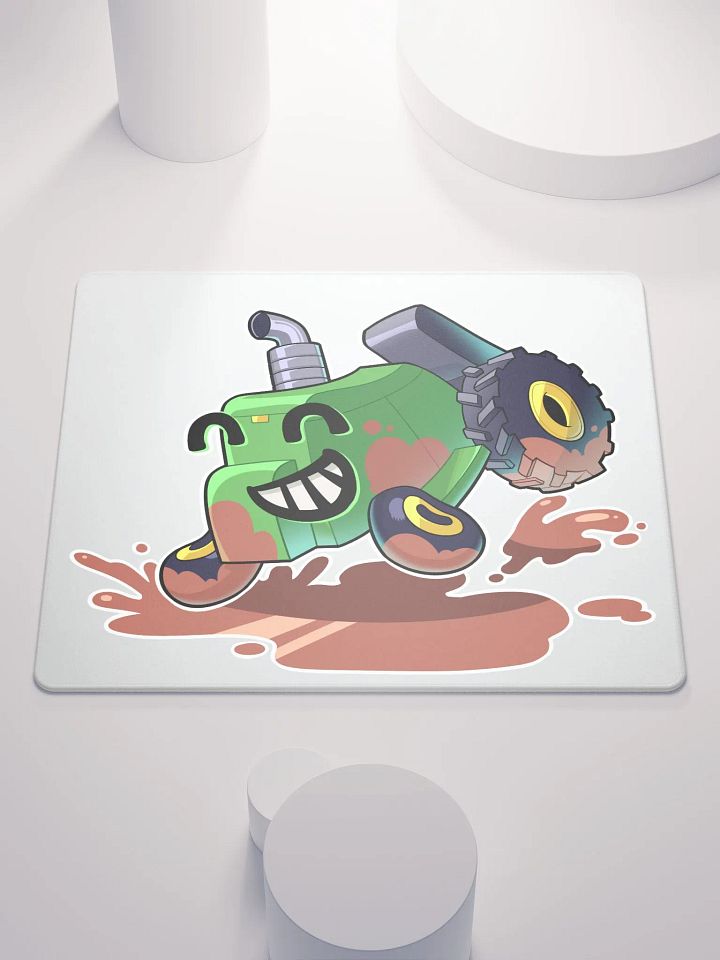 Tracty Playing in Mud - Gaming Mousepad product image (1)