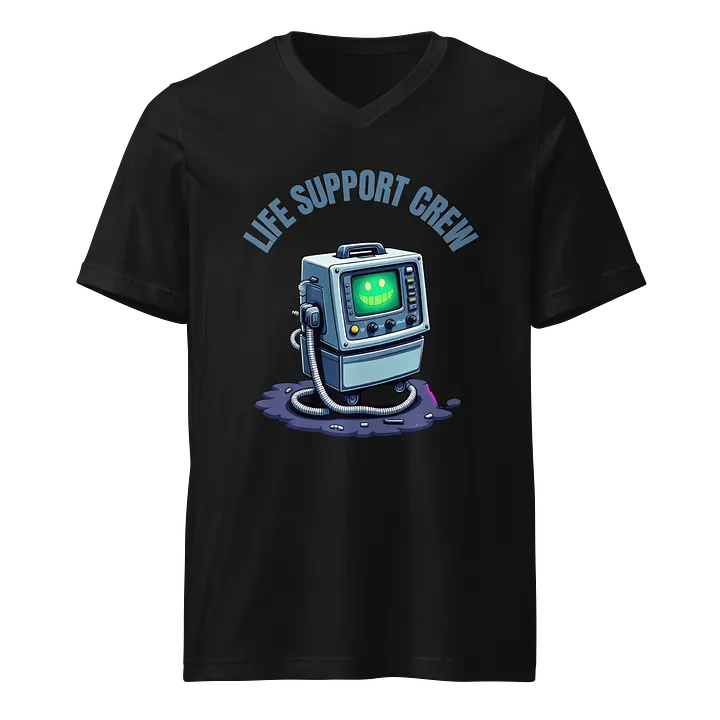 Smiling Life Support Crew V-Neck Tee product image (1)