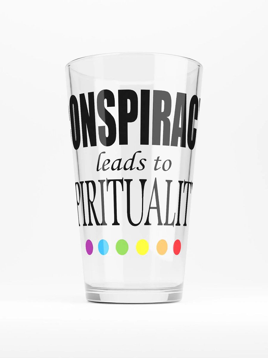 Conspiracy Leads To Spirituality - Shaker Pint Glass product image (1)