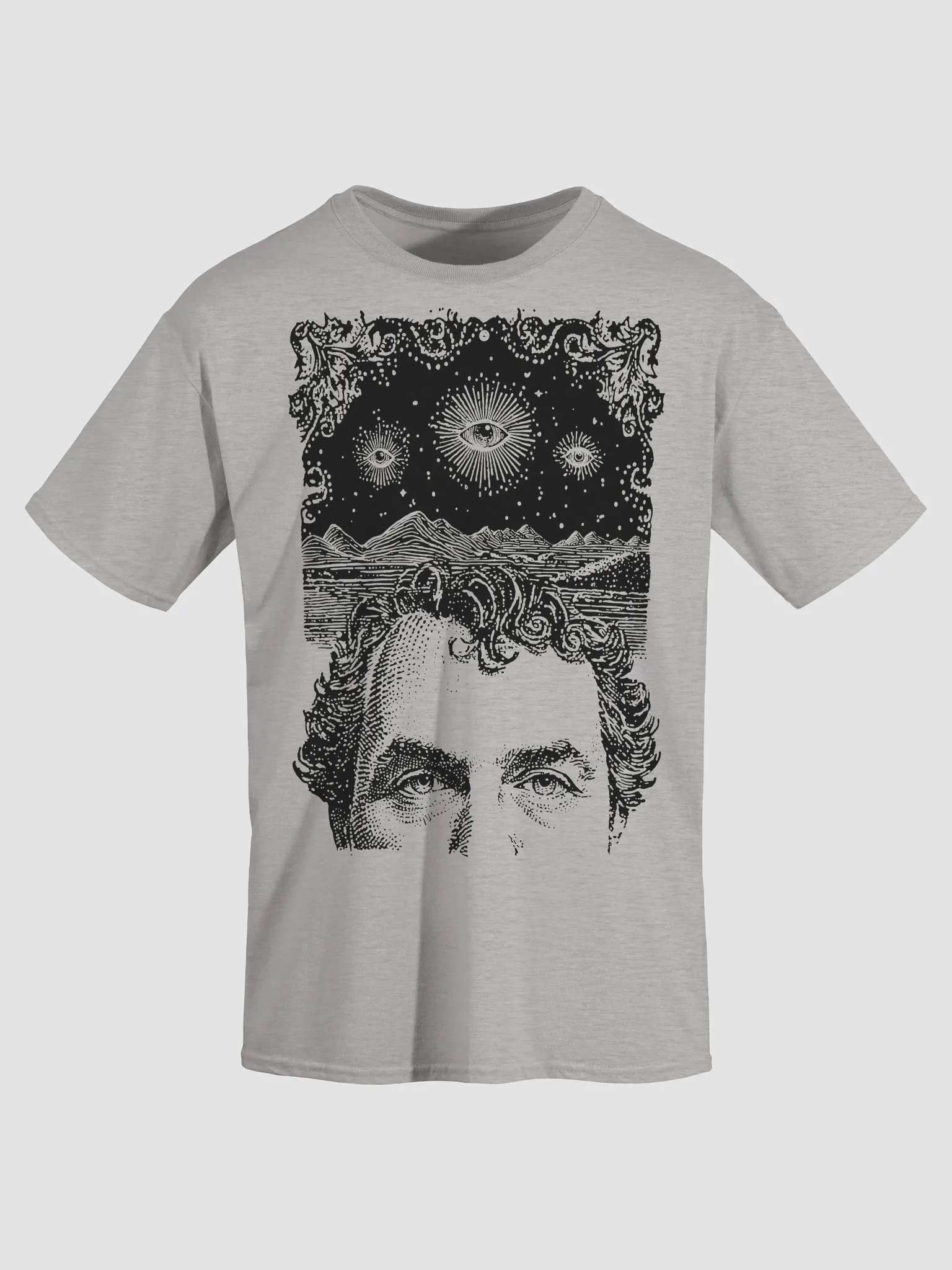 Vintage Style Cosmic Mind Unisex T-Shirt product image (12)