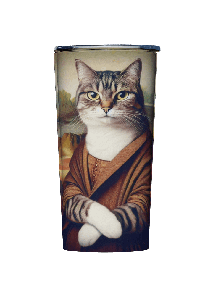 Meow Lisa Premium Tumbler product image (1)