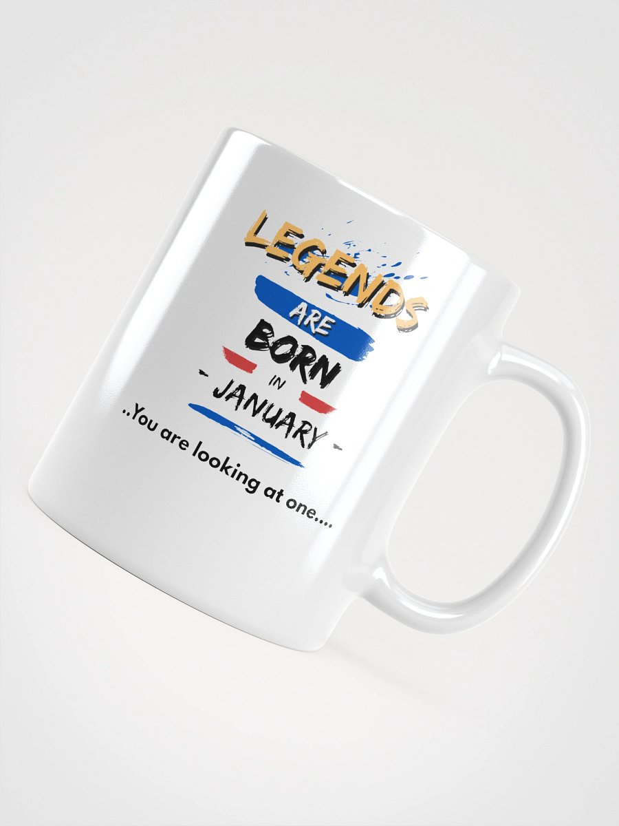 LEGENDS ARE BORN in January Mug product image (5)