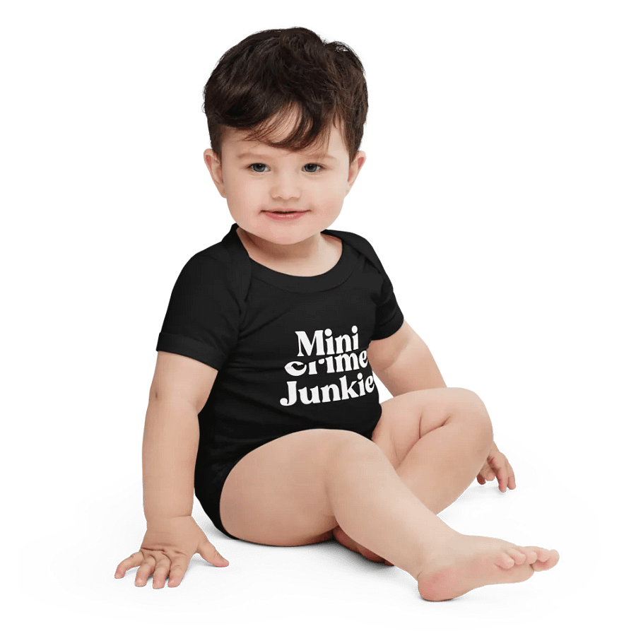 Mini Crime Junkie Onesie product image (5)