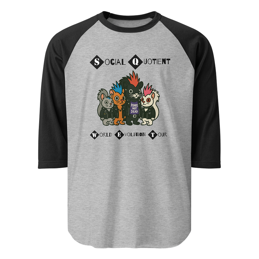 Social Quotient World Evolution Tour Raglan Tee product image (1)