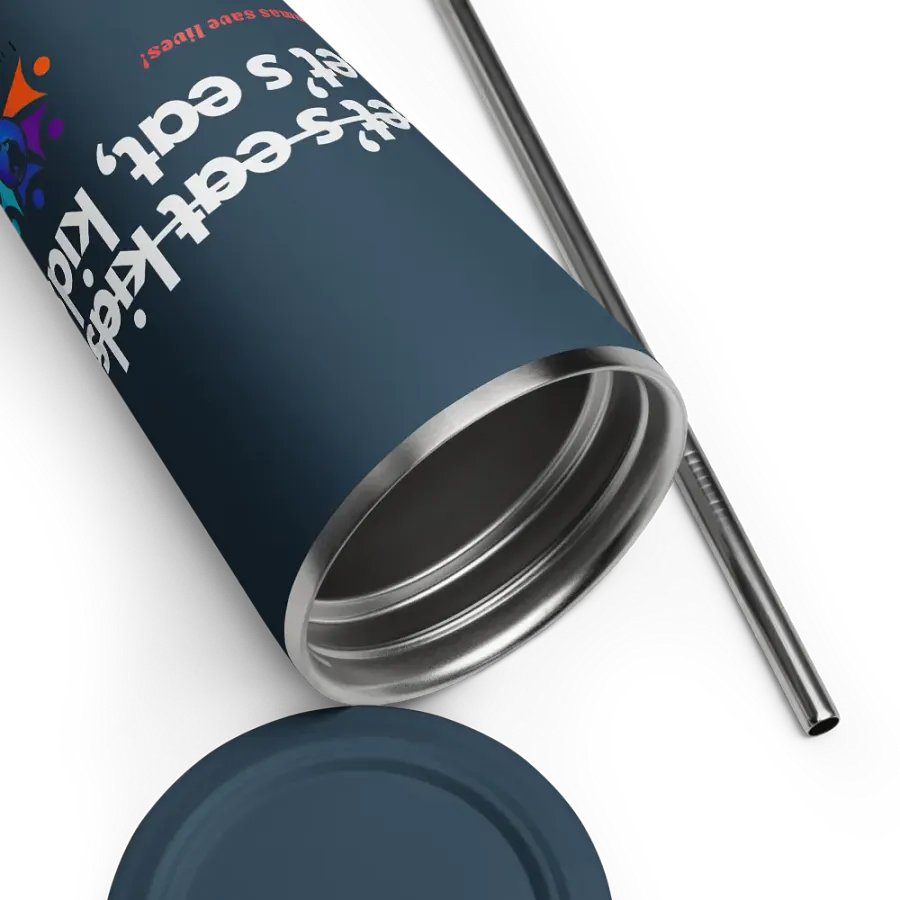 Commas Save Lives - tumbler w/straw product image (12)