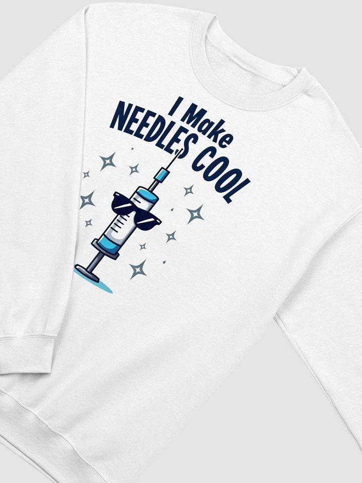 Cool Needle Syringe Crewneck Sweatshirt product image (10)