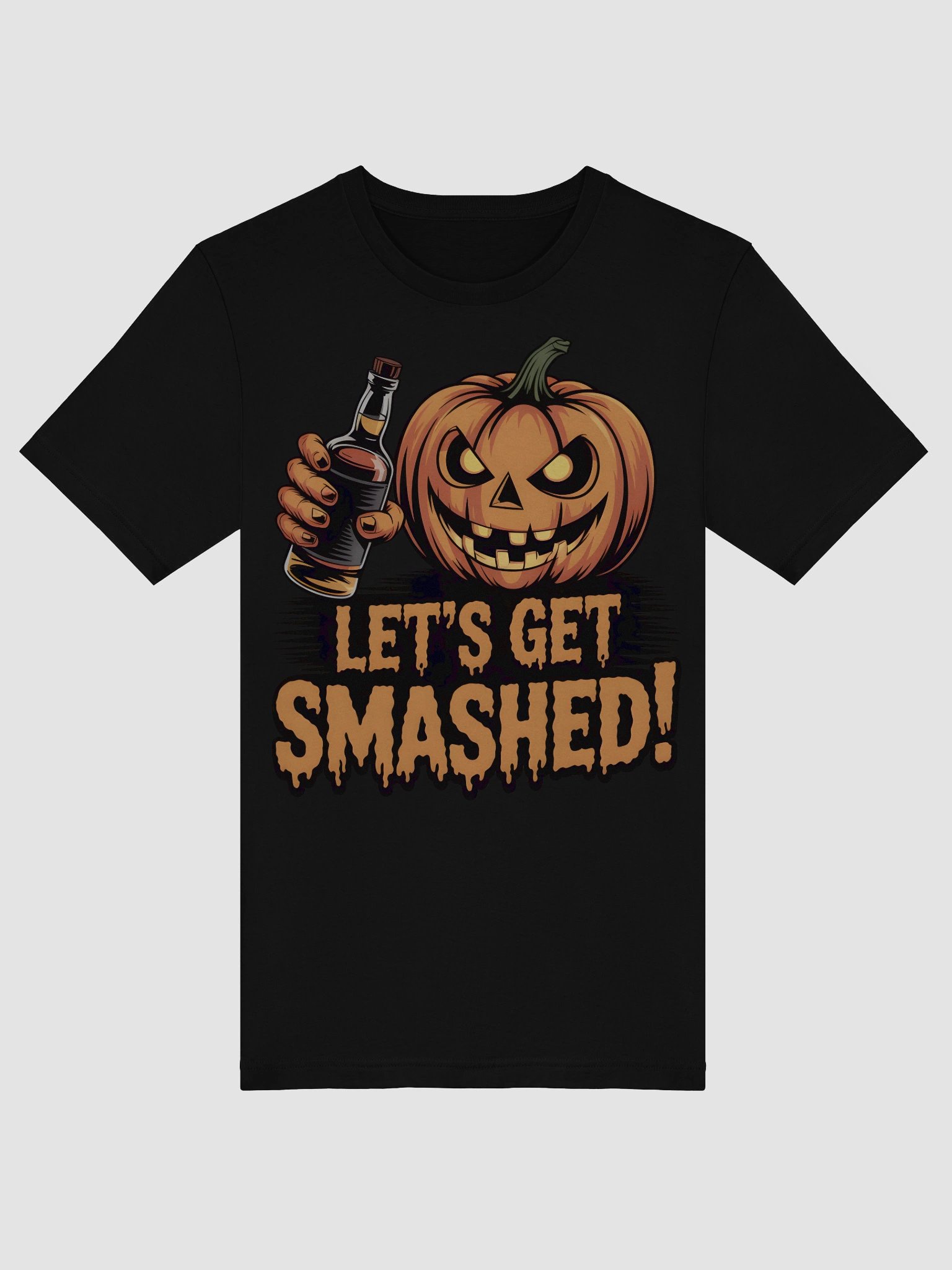 Sinister Pumpkin Halloween T-Shirt product image (33)