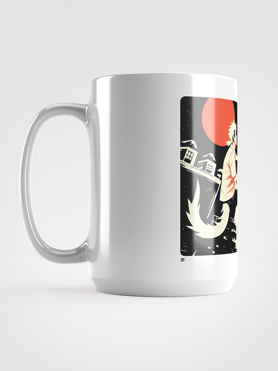 Surreal Leaping Art: '流鸟' (Flying Bird) Illustration Mug product image (6)