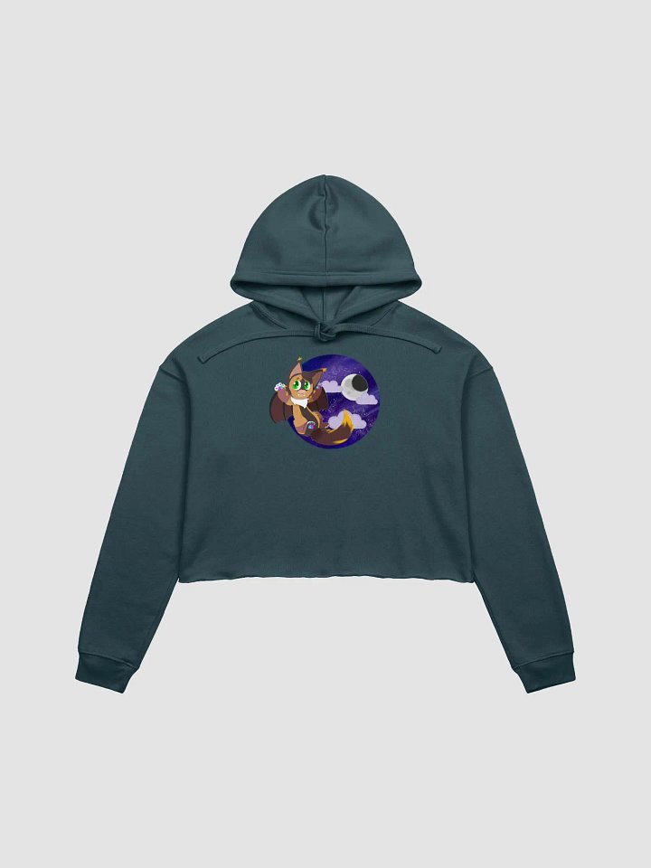 Night Flight - Crop Top Hoodie product image (1)