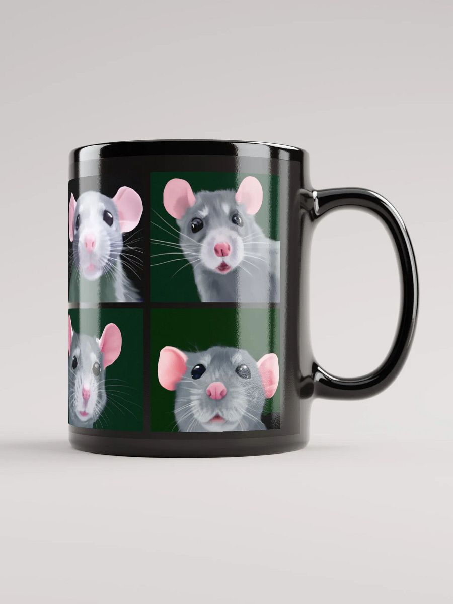 Blue rats art mug product image (1)