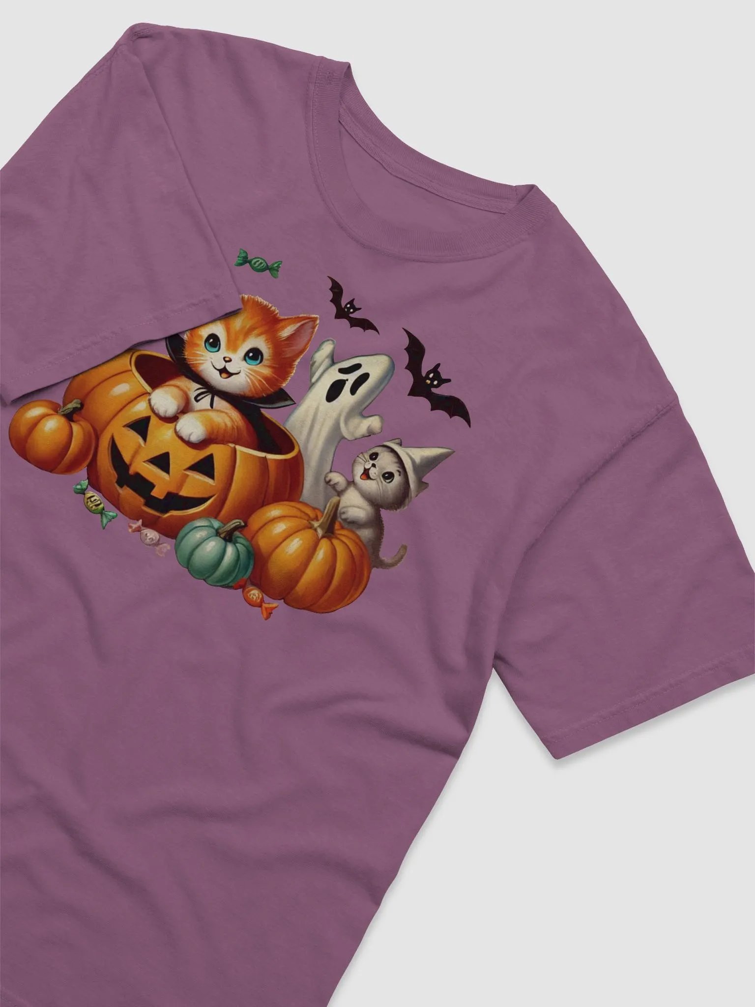 Kittens and Ghost Comfort Colors Shirt product image (3)