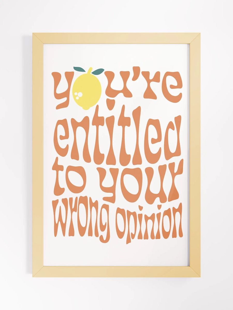 Opinion Poster product image (3)