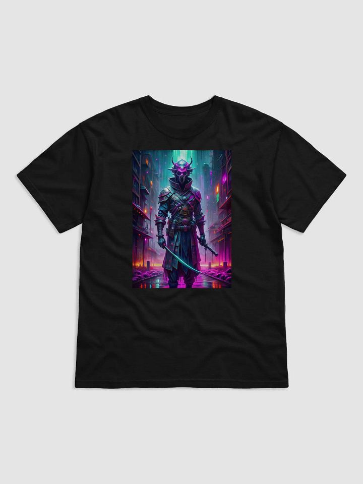 Neon Shogun – Cyberpunk Ronin T-Shirt product image (1)