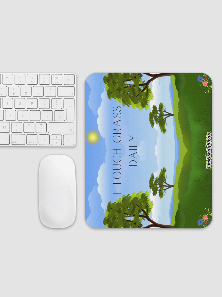 I TOUCH GRASS Mousepad product image (3)