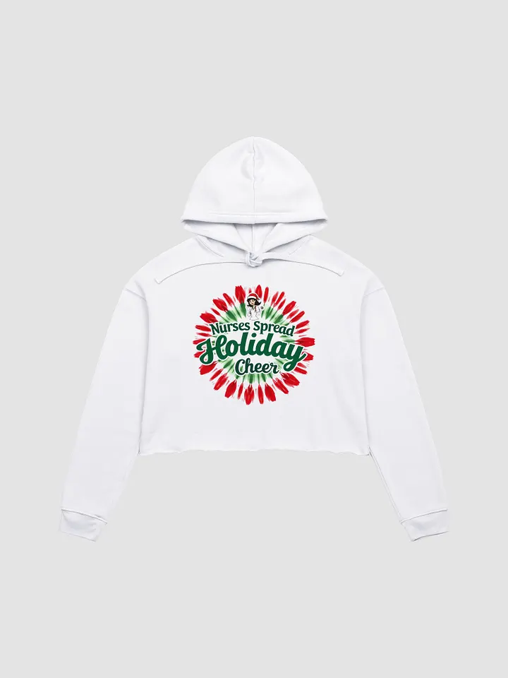 Holiday Cheer Nurses Crop Hoodie product image (1)