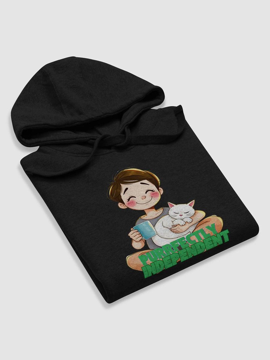 Purrfectly Independent Unisex Hoodie- Male product image (5)