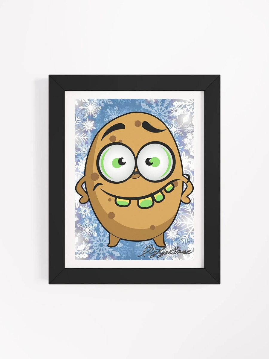 Whimsical Winter Potato Framed Poster product image (4)