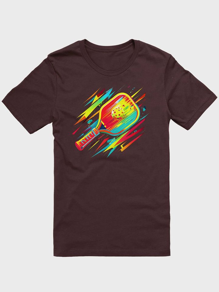 Neon Smash Pickleball Shirt – Retro Paddle & Speed Burst Design product image (1)