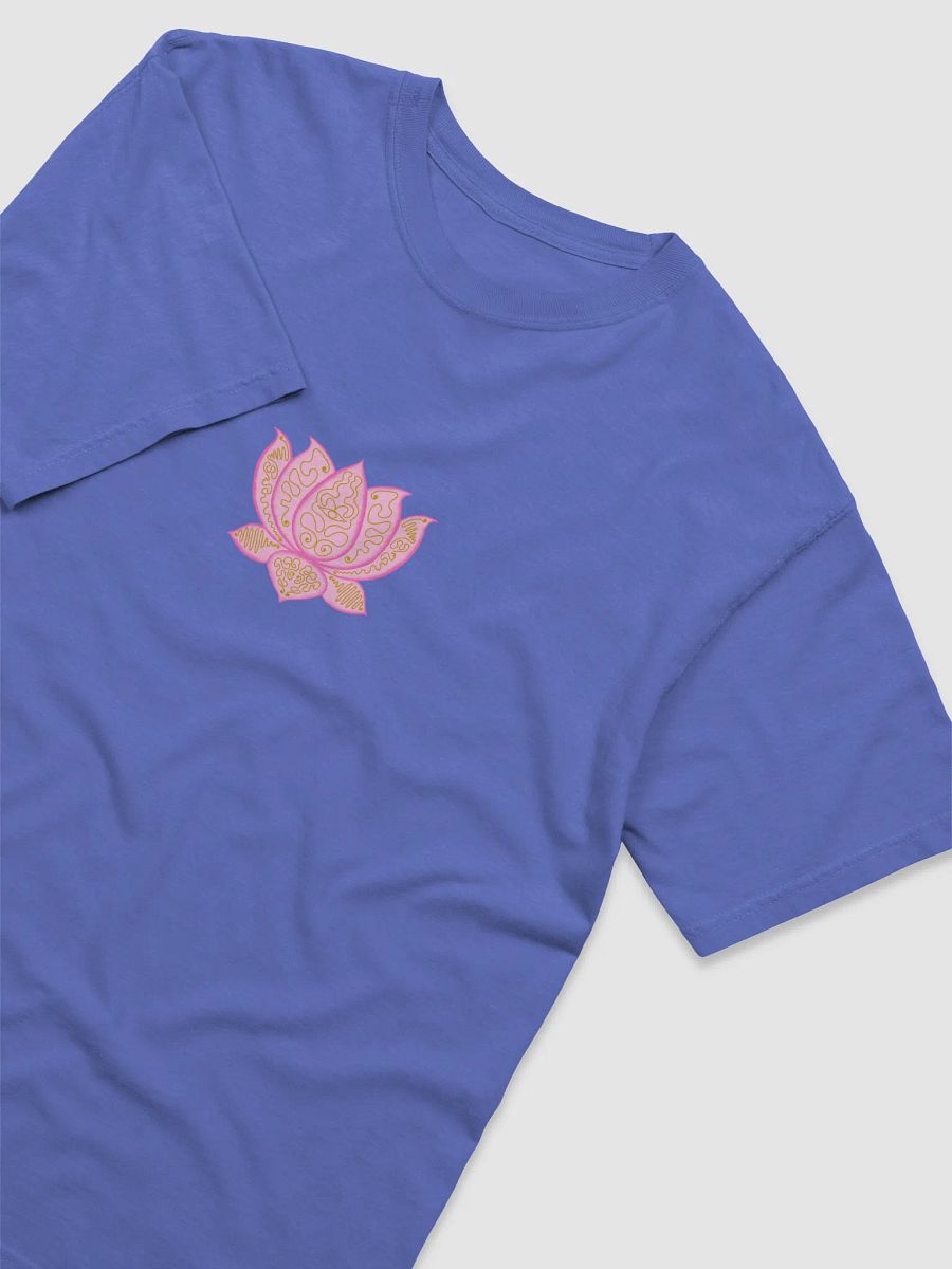 Lotus Serenity Gold-Print T-Shirt product image (3)