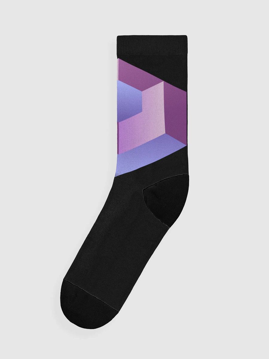 BlockDrops Crew Socks product image (1)