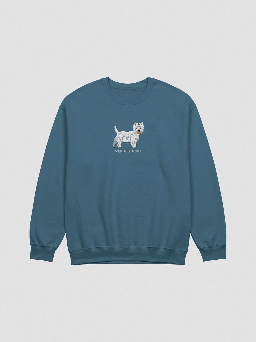 Wild, Wild Westie Sweatshirt (Embroidered) of a West Highland White Terrier product image (4)