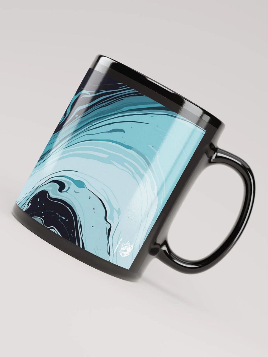 Marbled Teal Swirl Mug product image (5)