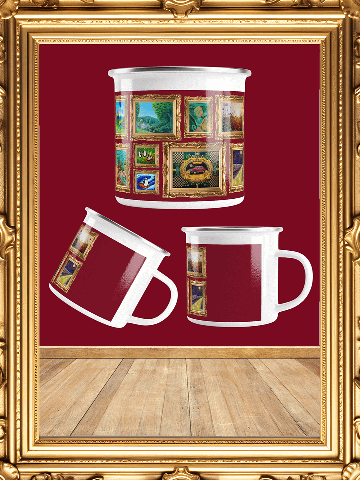 Golden Gallery Collection Enamel Mug product image (2)