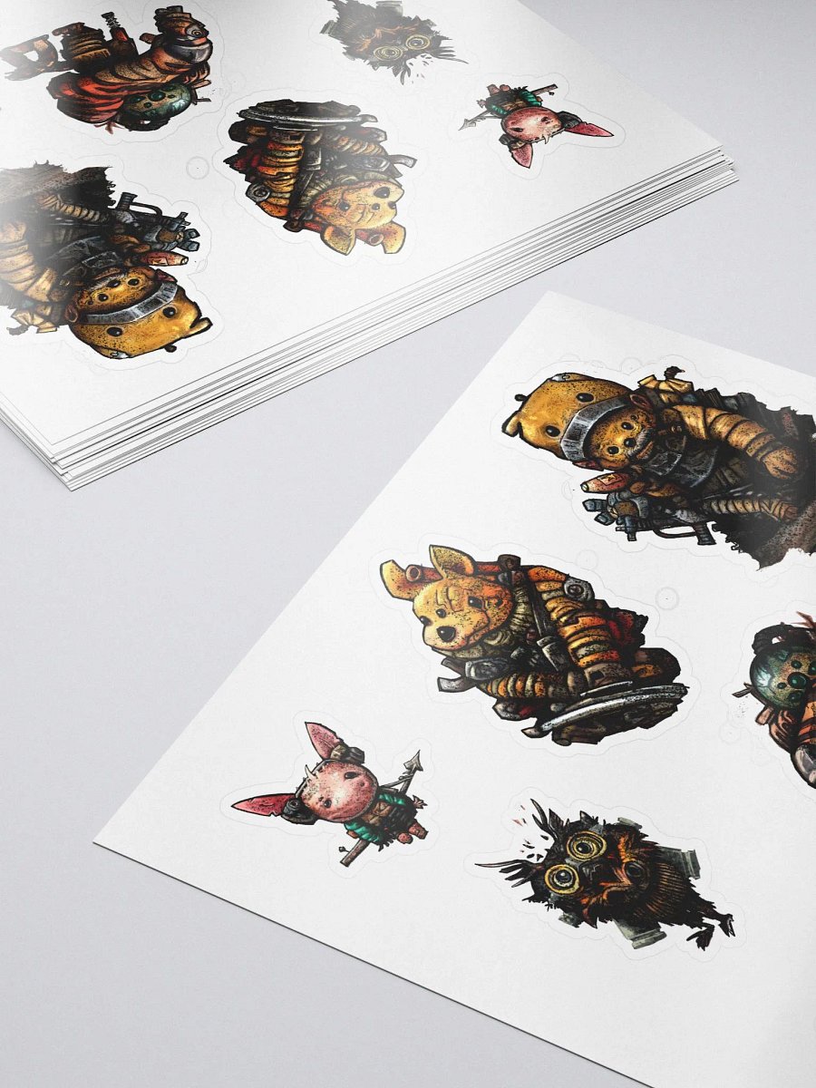 Fury the Pooh sticker sheet product image (5)