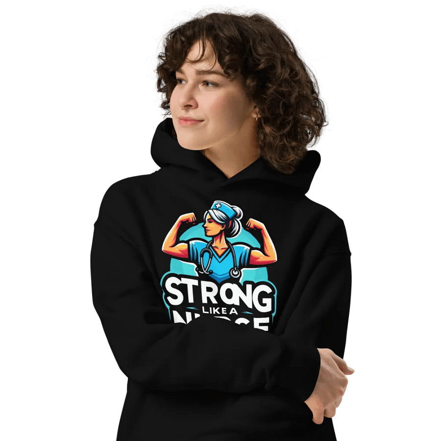Strong Like a Nurse Premium Hoodie product image (6)