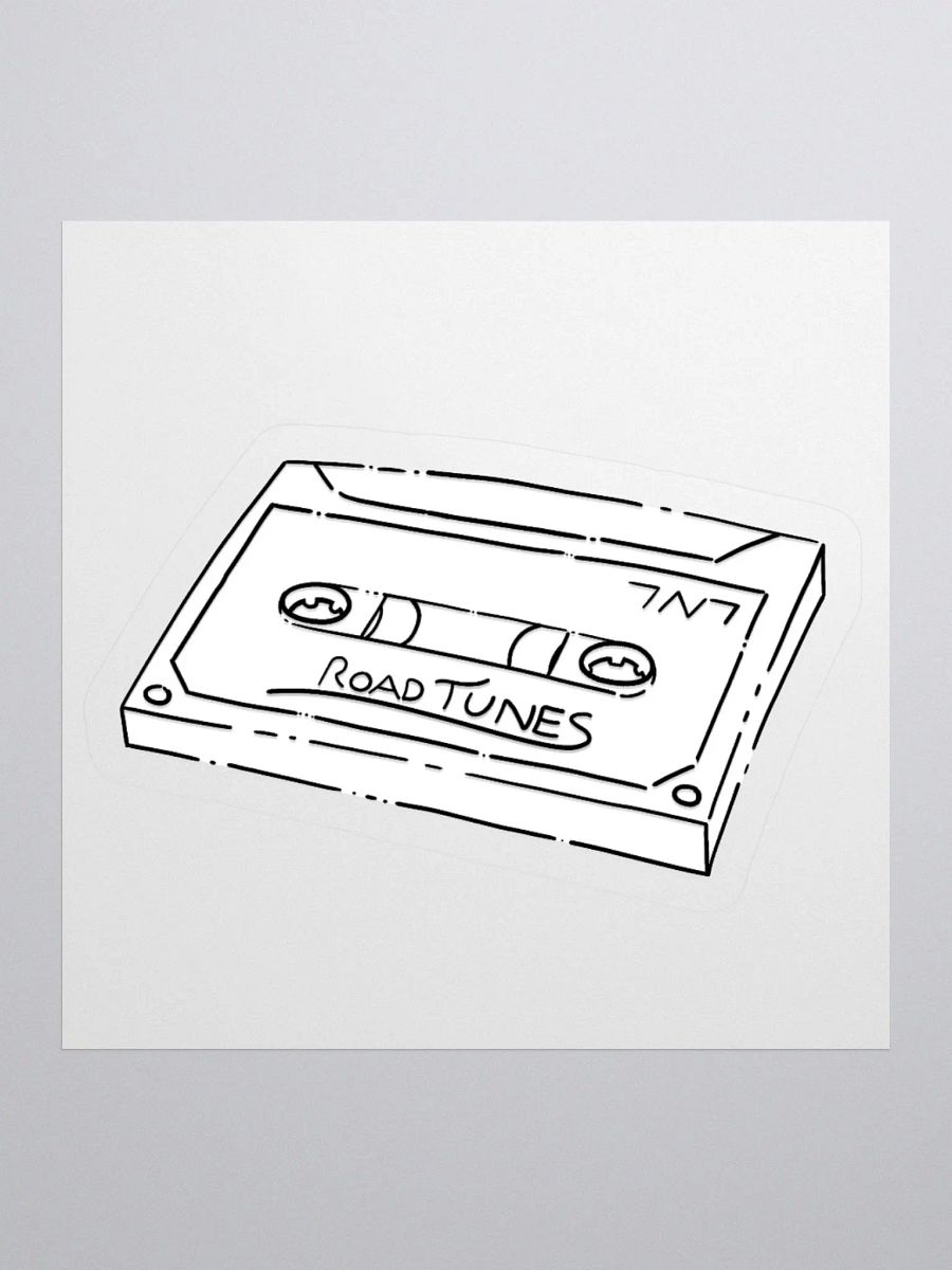 Road Tunes Cassette - Kiss Cut Sticker product image (1)