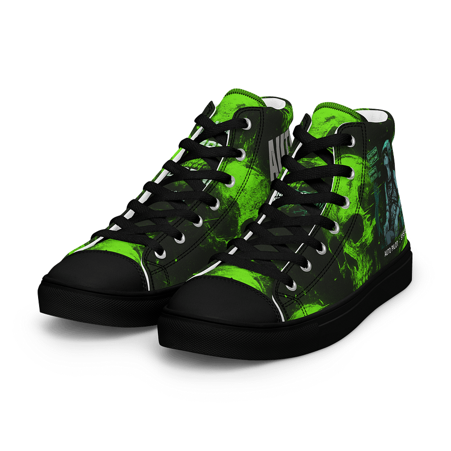 Living in Auto Pilot Men's High Top product image (6)