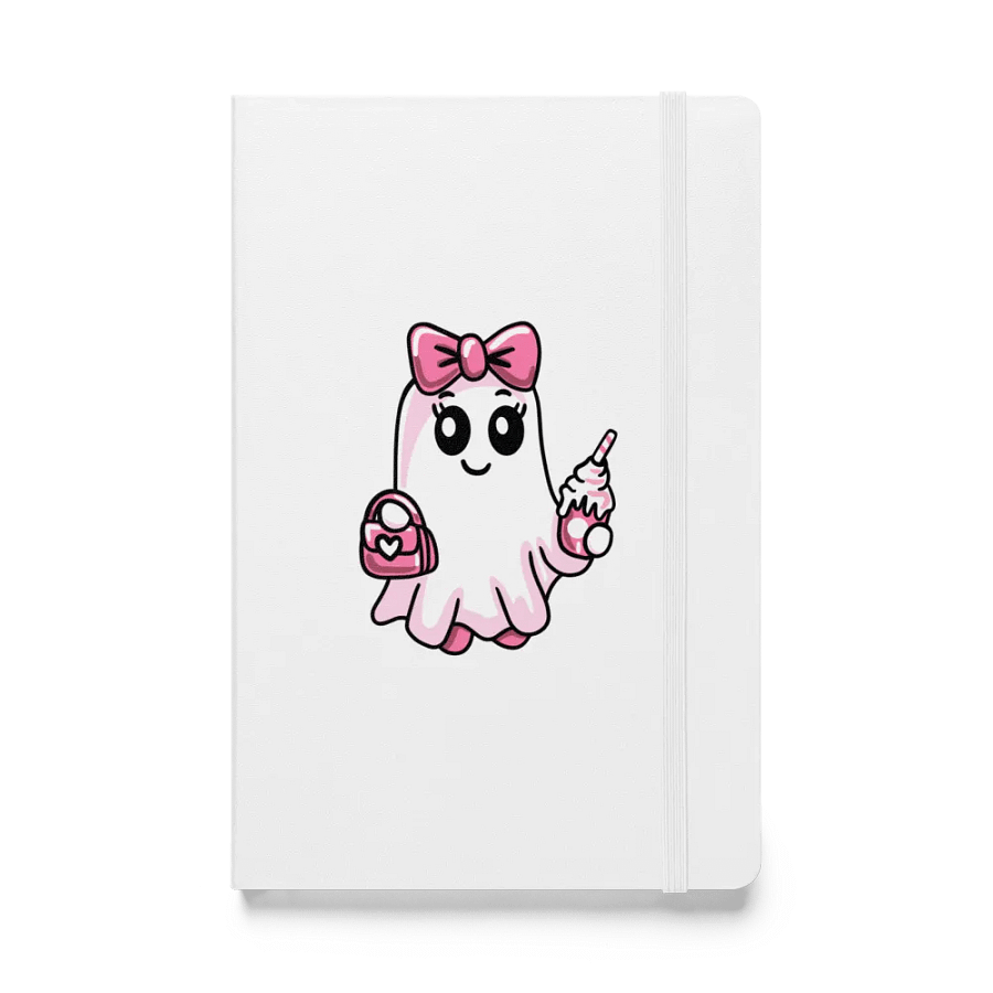Cute Ghost Hardcover Bound Lined Notebook product image (1)