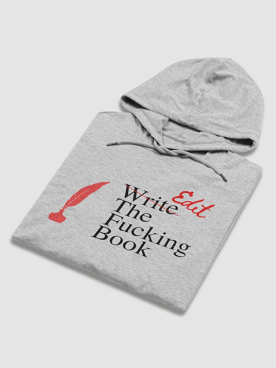 Edit the Fucking Book Unisex Lightweight Hoodie product image (5)