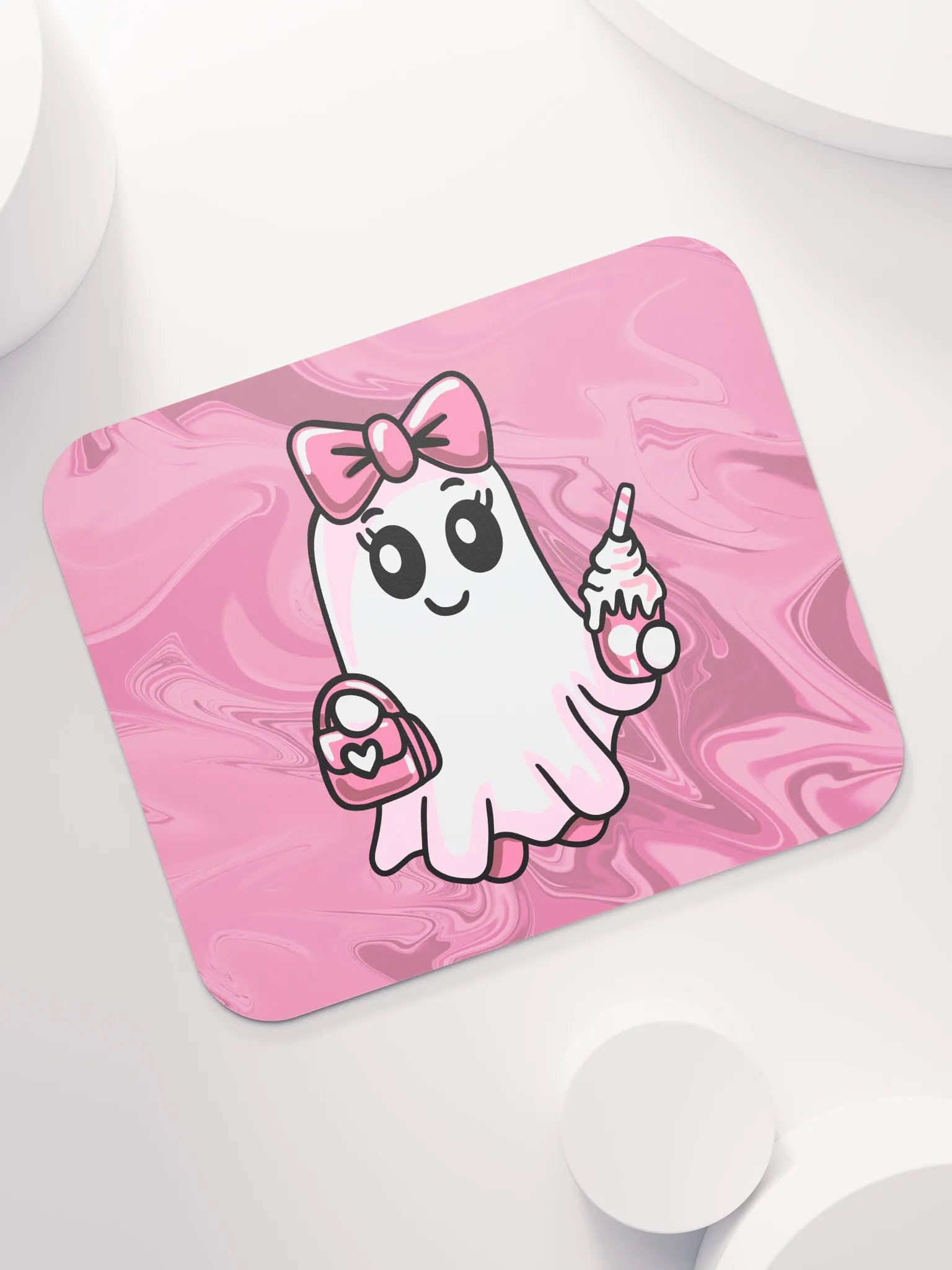 Cute Ghost Classic Mouse Pad product image (2)
