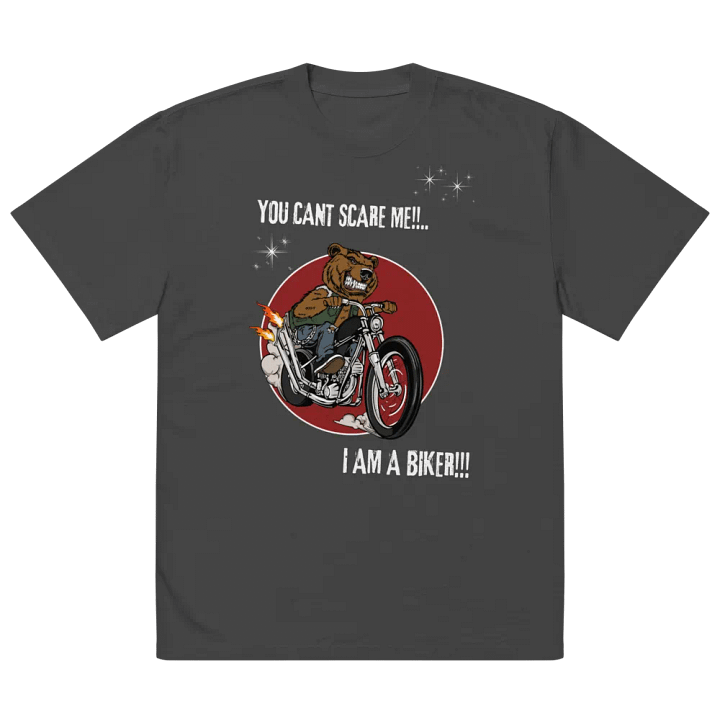 Grin & Ride Bear Oversized Tee product image (2)