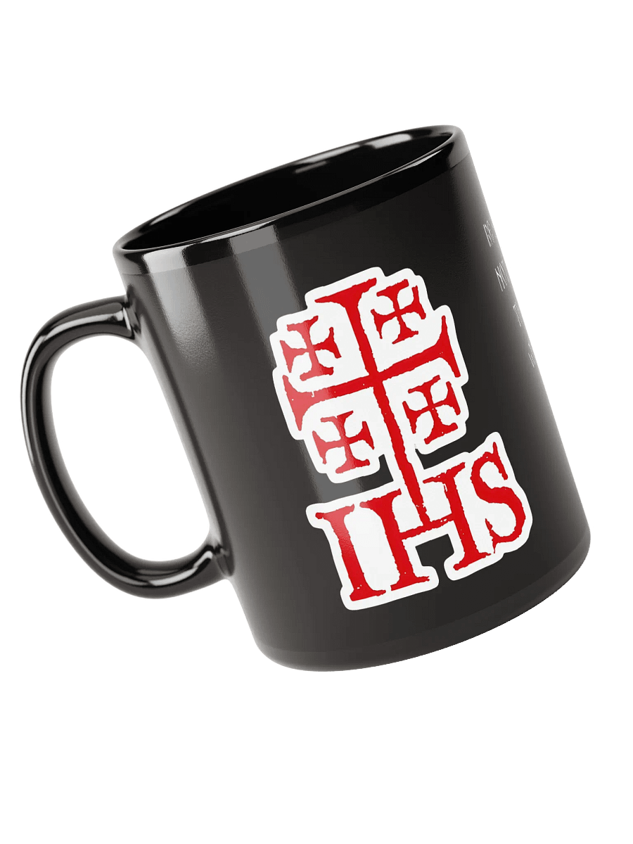 Divine Cross Black Mug product image (1)