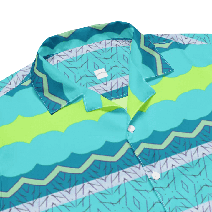 Hawaiian Style Shirt, Summer Breeze, Button Up, Unisex product image (2)