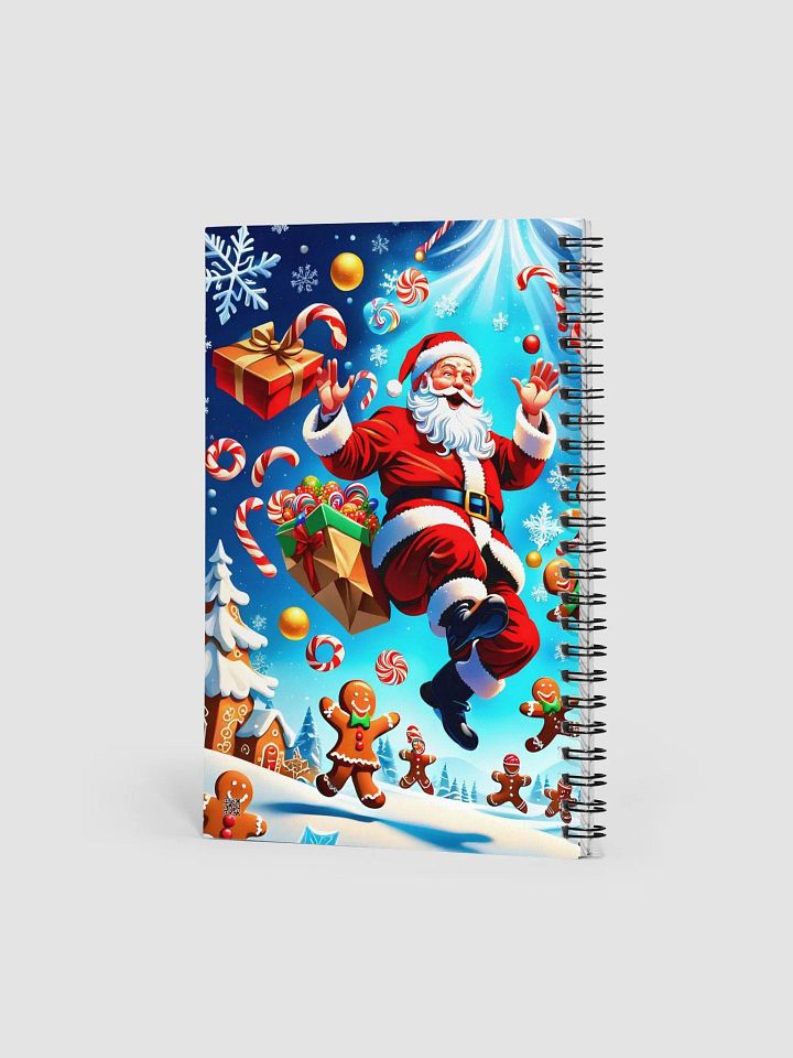 Festive Santa Spiral Notebook product image (2)