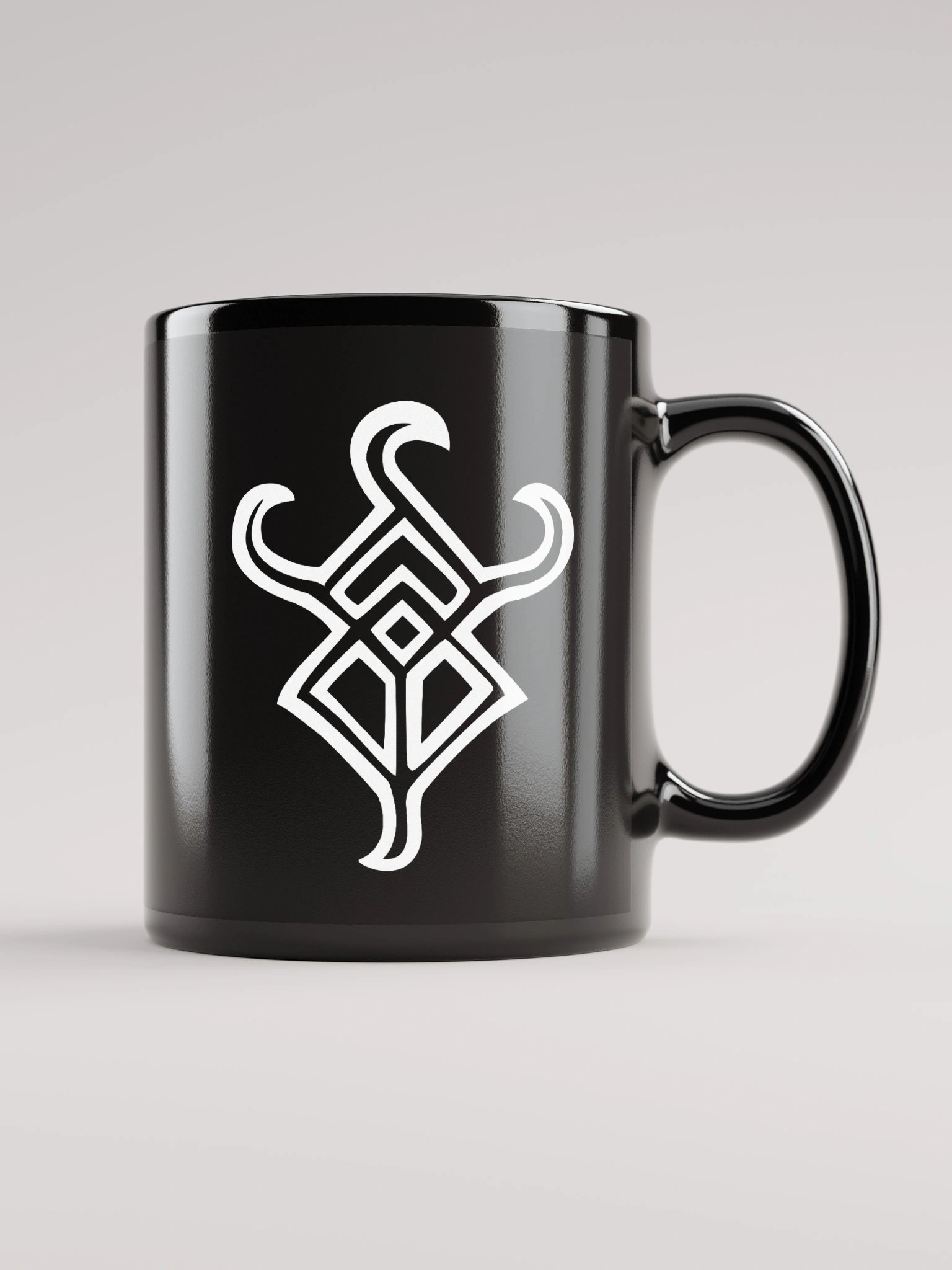 Black Mug - Whispers Untamed Logo (White) product image (1)