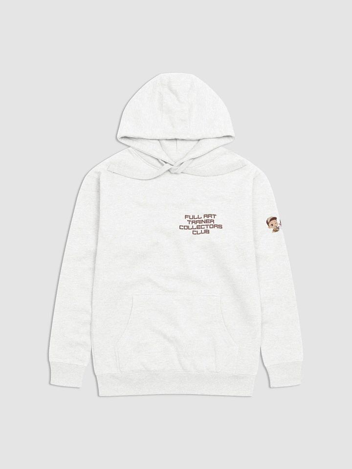 Full Art Trainer Collectors Club Hoodie - White, Sky Blue product image (3)