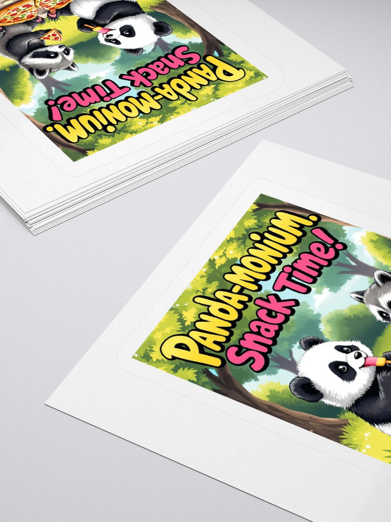 Panda-Monium Snack Time! Sticker Set product image (12)