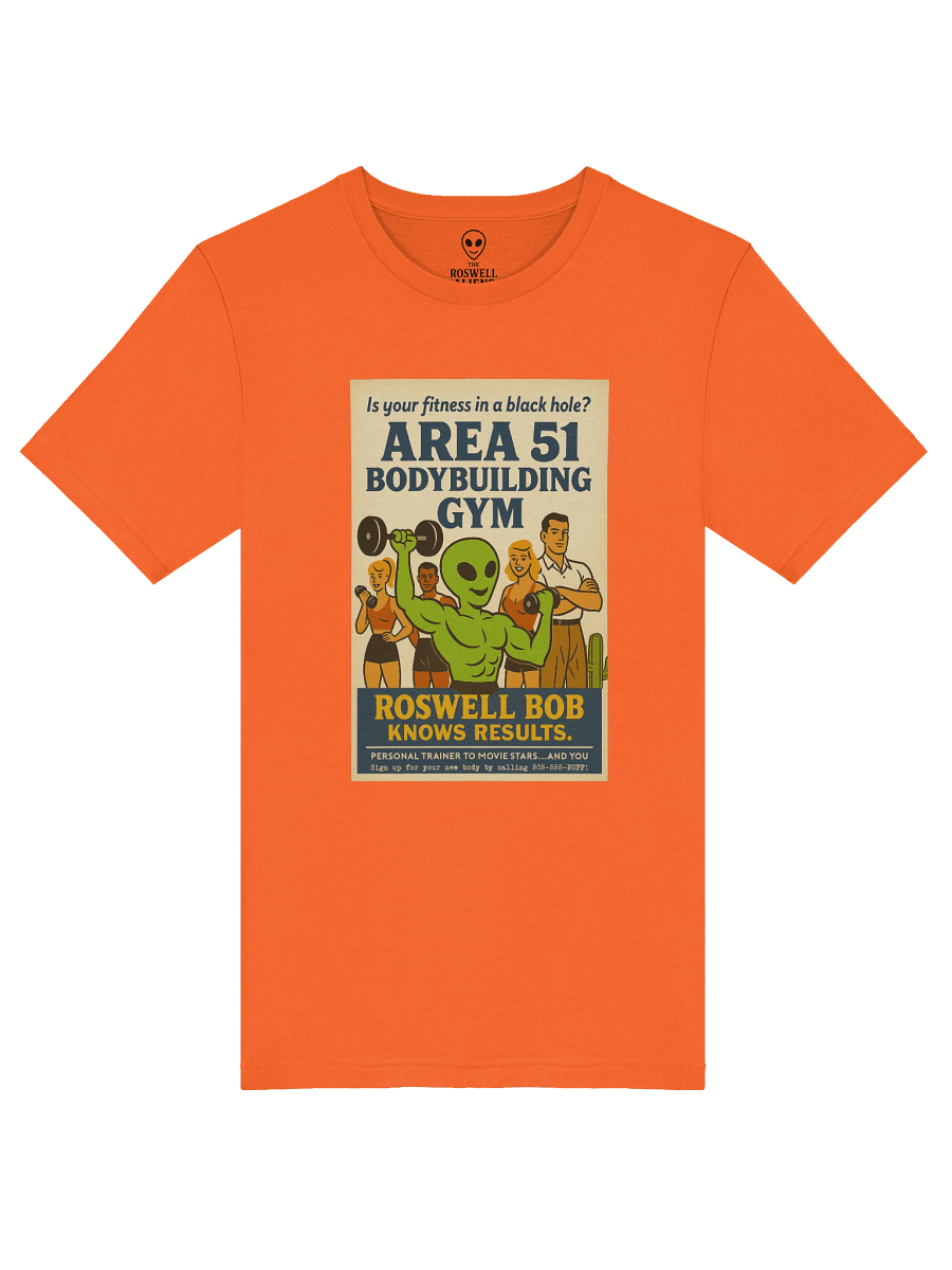Area 51 Bodybuilding Gym Roswell Aliens Unisex T-Shirt product image (50)